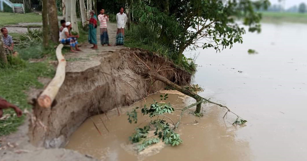 দেওয়ানগঞ্জে নদীর ভাঙন